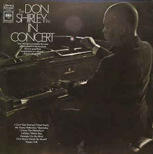 Don Shirley Trio - In Concert - VG+ 1968 Stereo USA - Jazz