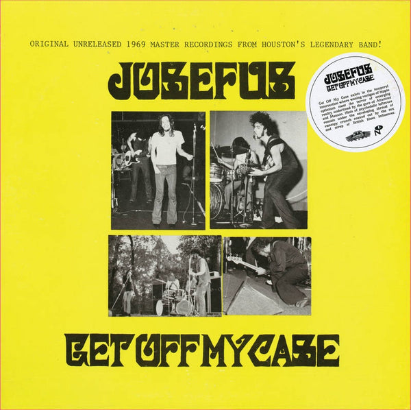 Josefus ‎– Get Off My Case (1993) - New LP Record Store Day 2020 Permanent USA Vinyl - Acid Rock / Psychedelic Rock - Shuga Records