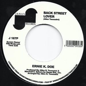 Ernie K. Doe – Here Come The Girls (1971) - New 7" Single Record Store Day 2021 Janus UK Import RSD Vinyl - Soul