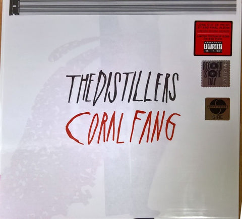 The Distillers - Coral Fang - New Vinyl Record 2017 Reprise Record Store Day Reissue on Red Vinyl, LTD to 4000 Copies! - Punk Rock / Pop-Punk