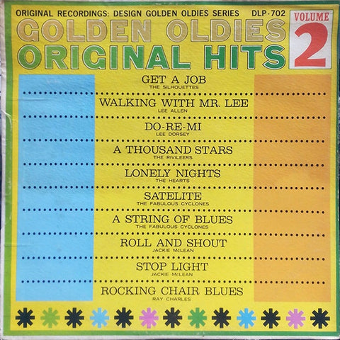 Various ‎– Golden Oldies Original Hits Volume 2 - New Lp Record 1962 Stereo Spectrum USA Original Vinyl - Soul / Rhythm & Blues