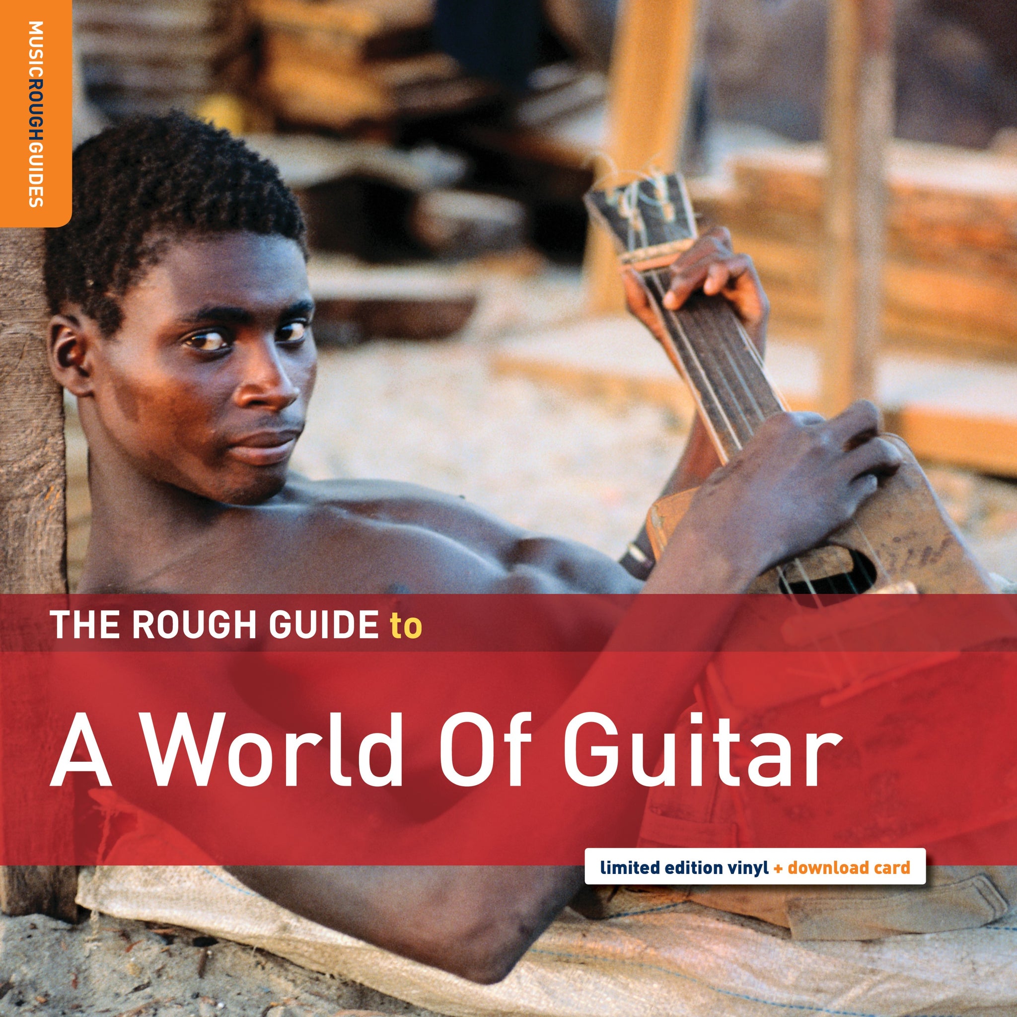 Various ‎– The Rough Guide To A World Of Guitar - New Lp Record Store Day 2019 Europe Import RSD Vinyl & Download - World