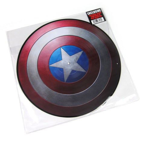 Alan Silvestri ‎– Music From Marvel Captain America: The First Avenger - New Vinyl Lp 2015 Buena Vista Hot Topic Exclusive Picture Disc - Soundtrack / Marvel
