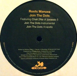 Roots Manuva ‎– Join The Dots / Ital Visions - New 12" Single Record 2001 USA - Hip Hop