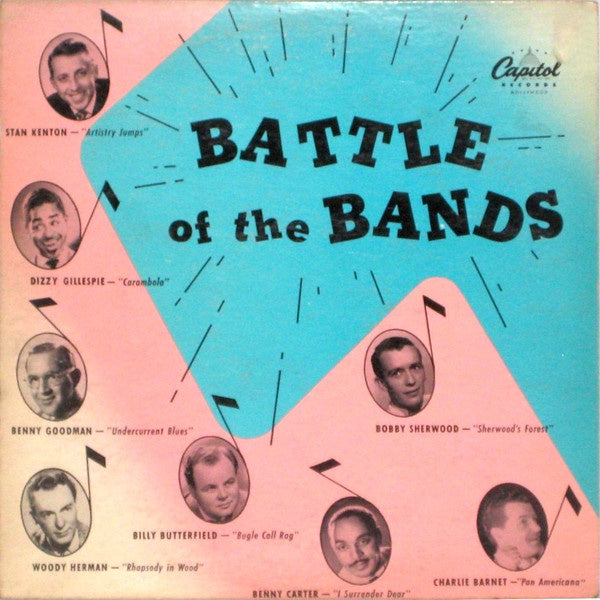 Various ‎– Battle Of The Bands - VG 10" Lp Record 1950 Capitol USA Mono Vinyl - Jazz
