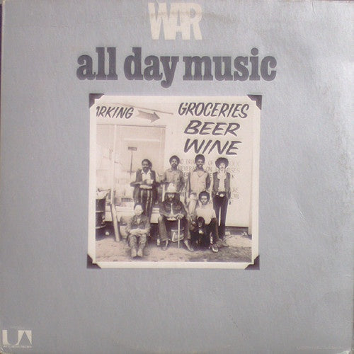 War ‎– All Day Music - VG+ Lp Record 1971 United Artists USA Vinyl & Poster - Funk / Rhythm & Blues