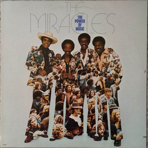 The Miracles ‎– The Power Of Music - VG+ (VG- Cover) 1976 Stereo USA - Soul / Funk