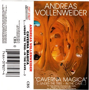 Andreas Vollenweider ‎– Caverna Magica (...Under The Tree - In The Cave...) - Used Cassette Tape 1983 CBS USA - Ambient / Electronic - Shuga Records