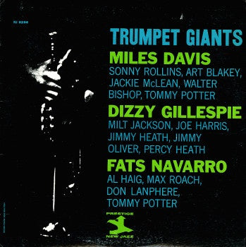 Miles Davis / Dizzy Gillespie / Fats Navarro ‎– Trumpet Giants - New Lp Record 1964 New Jazz USA Vinyl - Jazz / Bop