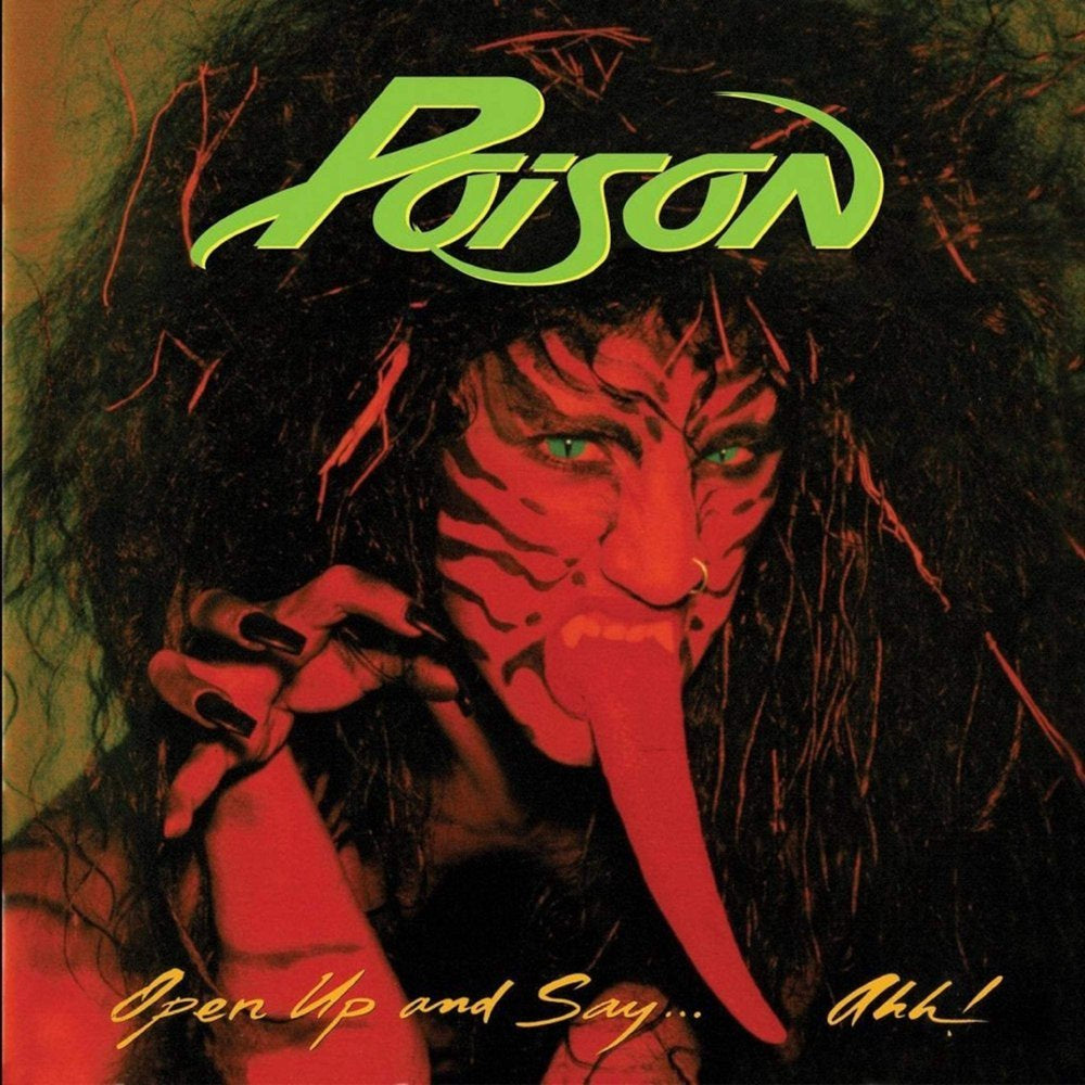 Poison – Open Up and Say...Ahh! (1988) - New LP Record 2023 Friday 180 Gram Clear Gold Gatefold Vinyl - Rock / Glam - Shuga Records