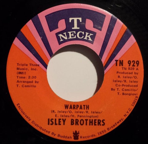 Isley Brothers - Warpath / I Got To Find Me One - M-  7" Single 45rpm 1971 T-Neck US - Funk / Soul