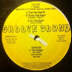 Various ‎– Groove Sound - VG+ 12" Single Record - Groove Sound Vinyl - Hip Hop