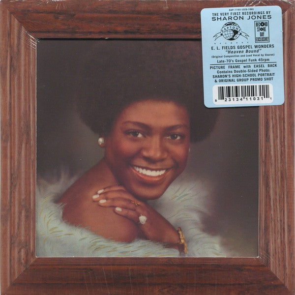 E. L. Fields Gospel Wonders Featuring Sharon Jones ‎– Heaven Bound - New 7" Single Record Store Day 2017 Daptone USA RSD Vinyl - Gospel / Funk - Shuga Records