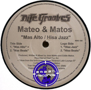 Mateo & Matos - Mas Alto / Hisa Jazz - VG+ 12" Single USA 2003 - Deep House/House