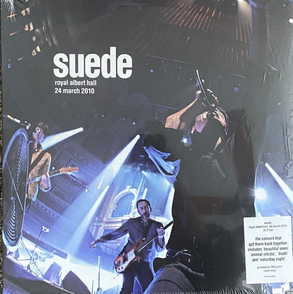 Suede ‎– Royal Albert Hall. 24 March 2010 (2012) - New 3 LP Record 2021 Demon Europe Import Clear Vinyl - Alternative Rock / Brit Pop - Shuga Records