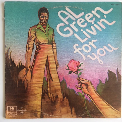 Al Green ‎– Livin' For You - VG Lp Record 1973 USA Original Vinyl - Soul