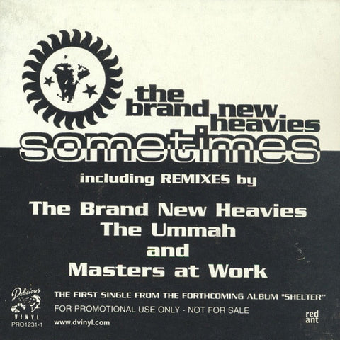 The Brand New Heavies ‎– Sometimes - VG+ 2x 12" Single Record 1997 Delicious Vinyl USA Promo - House / Acid Jazz / Downtempo / Ambient