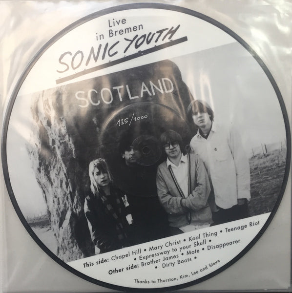 Sonic Youth ‎– Live In Bremen - Mint- 1994 Picture Disc Number To 1000 Made (#135) - Indie Rock / Noise - Shuga Records