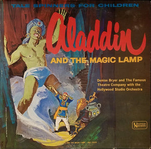 Denise Bryer, The Famous Theater Company, The Hollywood Studio Orchestra ‎– Aladdin And The Magic Lamp - VG+ Lp Record 1963 United Artists USA Vinyl - Children's / Story