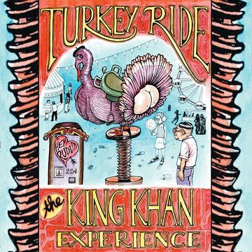 The King Khan Experience – Turkey Ride - New LP Record 2019 Ernest Jenning Khannibalism Baby Blue w/Red and Clear Splatter Vinyl & Download - Garage Rock