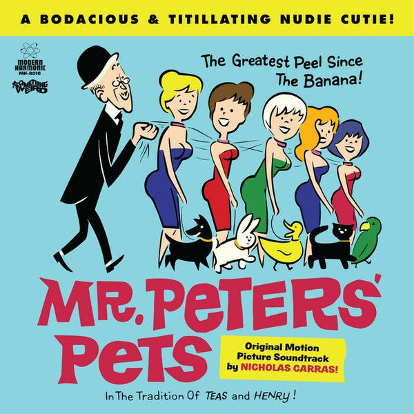 Nicholas Carras ‎– Mr. Peters' Pets - New LP Record 2019 Modern Harmonic US Mono Yellow Vinyl & DVD - 60s Soundtrack / Jazz - Shuga Records