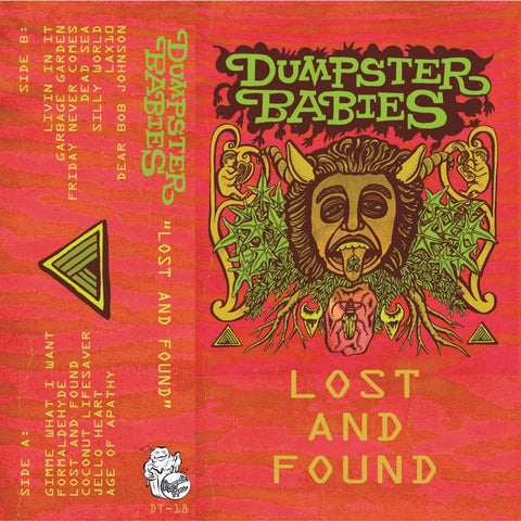 Dumpster Babies - Lost And Found - New Cassette 2016 Dumpster Tapes Yellow Tape (Hand Numbered to 100) with Download - Chicago, IL Garage Rock