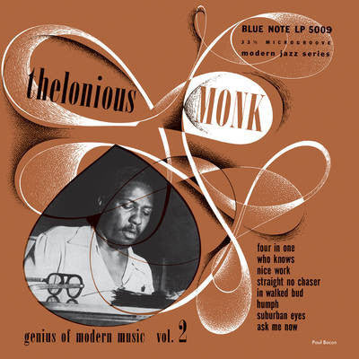 Thelonious Monk ‎– Genius Of Modern Music Vol. 2 (1952) - New 10" Lp Record 2014 Blue Note USA Vinyl - Jazz / Bop