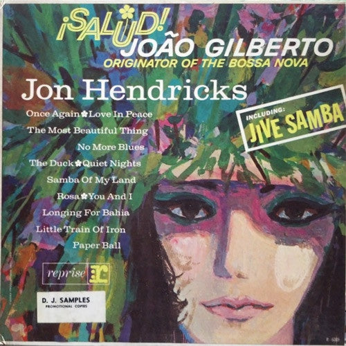 Jon Hendricks ‎– ¡Salud! João Gilberto - VG+ LP Record 1963 Reprise USA Mono White Label Promo Vinyl - Jazz / Bossa Nova / Latin