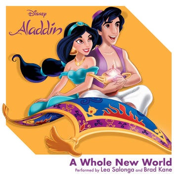 Aladdin / Lea Salonga and Brad Kane - A Whole New World - New Single 3" Record Store Day 2019 Walt Disney USA RSD Black Friday Vinyl - Soundtrack - Shuga Records