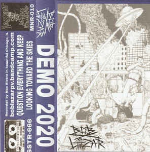 BobxLazar ‎– Demo 2020 - New Cassette Album 2020 Mutant Noise/Suspended Soul USA Tape - Power Violence / Grindcore / Punk