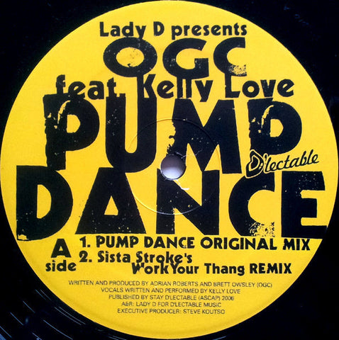 OGC - Pump Dance VG+ - 12" Single 2006 D'Lectable USA - House