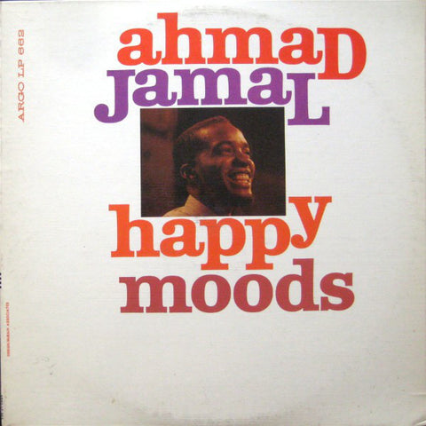 Ahmad Jamal ‎– Happy Moods VG 1960 Argo Mono Pressing USA - Jazz