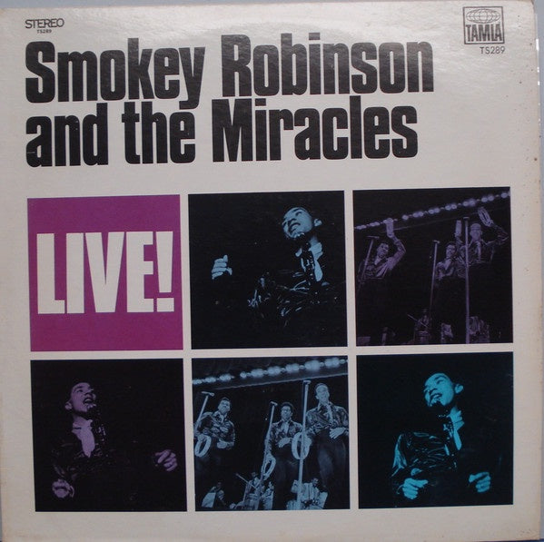 Smokey Robinson And The Miracles – Live! - VG+ LP Record 1969 Tamla USA Stereo Vinyl - Soul / R&B - Shuga Records