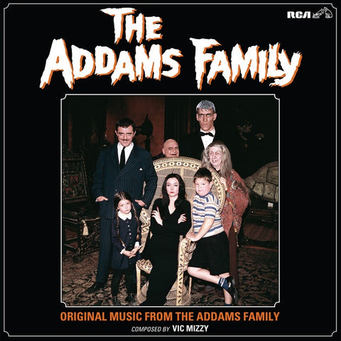 Vic Mizzy – Original Music From The Addams Family (1965) - New LP Record 2017 Spacelab9 ThinkGeek Exclusive Gomez Addams Black/White Split Vinyl & Insert - Soundtrack