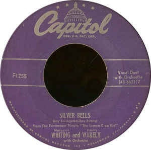 Margaret Whiting And Jimmy Wakely ‎– Silver Bells VG+ 7" Single 45 Record 1950 USA Vinyl - Pop / Christmas - Shuga Records