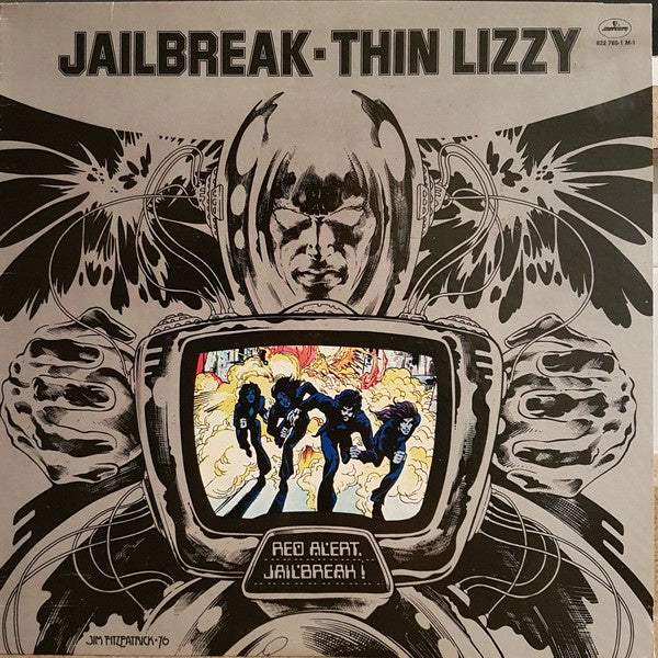 Thin Lizzy - Jailbreak - VG+ LP Record 1976 Mercury USA Original Vinyl - Classic Rock / Hard Rock - Shuga Records