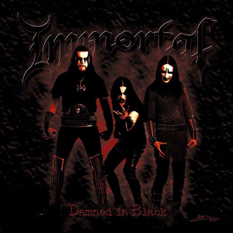 Immortal ‎– Damned In Black (2000) - New Vinyl Record 2017 Osmose Productions Limited Edition Gatefold Reissue - Black Metal