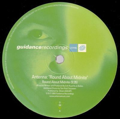 Antenna ‎- Round About Midnite - Mint- 12" Single 2002 USA - Chicago House - Shuga Records