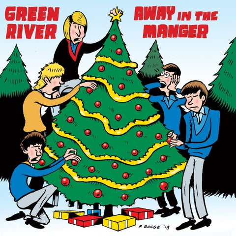 Green River / U-Men – Away In A Manger / Blue Christmas - New 7" Record Store Day Black Friday 2018 Sub Pop RSD Colored Vinyl - Holiday / Rock / Novelty
