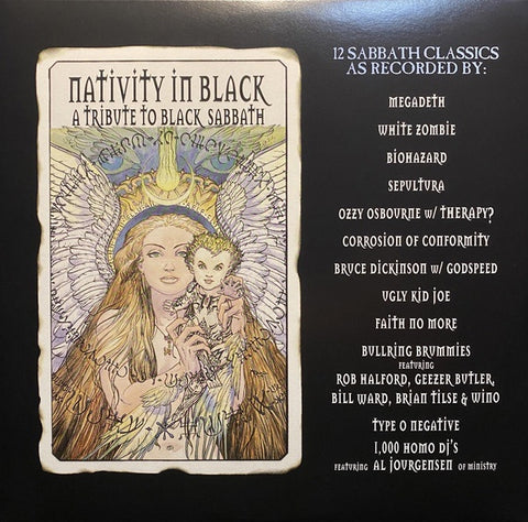 Various ‎– Nativity In Black (A Tribute To Black Sabbath) (1994) - New 2 LP Record Store Day 2020 Real Gone RSD Clear & Black Swirl Vinyl - Heavy Metal