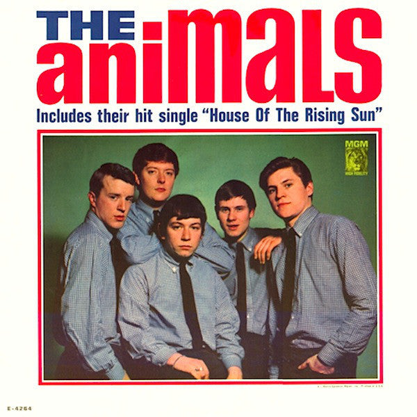 The Animals ‎– The Animals VG- (Low Grade) 1964 MGM Mono Pressing LP - Rock