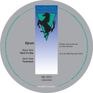 Djrum ‎– Hard To Say / Tournesol - New 12" Single Record 2019 UK Import R & S  Vinyl  - Techno / Breakbeat