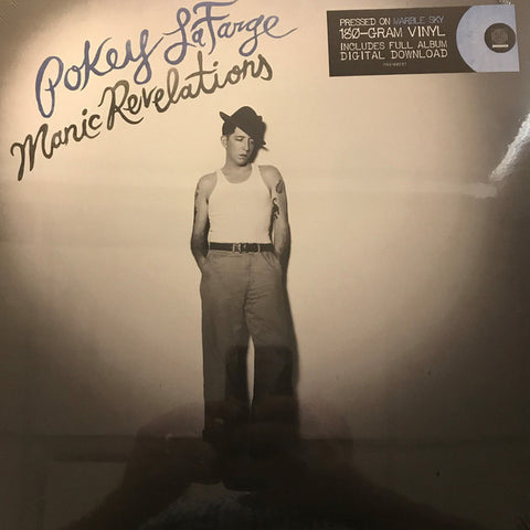 Pokey LaFarge ‎– Manic Revelations - New Vinyl Record 2017 Rounder Indie Exclusive 180Gram 'Clear Blue' Vinyl with Download - Bluegrass / Folk