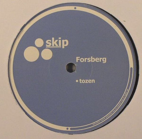 Forsberg ‎– Tozen - New 12" Singel 2006 Skip Germany Vinyl - Techno / Minimal