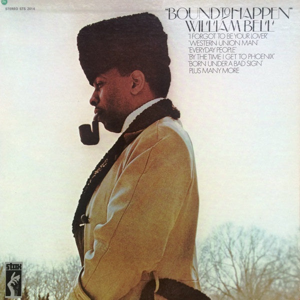 William Bell ‎– Bound To Happen - VG+ (VG- cover) Lp Record 1969 Stax USA Original Vinyl - Soul / Rhythm & Blues