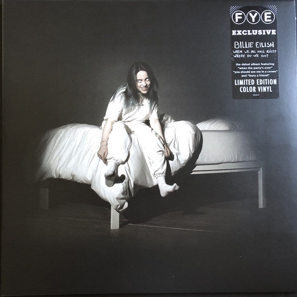 Billie Eilish ‎– When We All Fall Asleep, Where Do We Go? - New LP Record 2019 Darkroom/FYE Exclusive Baby Blue Vinyl - Indie Pop - Shuga Records