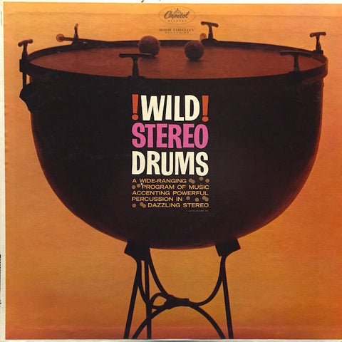 Various ‎– Wild Stereo Drums - VG Lp Record 1961 USA Original Vinyl - Latin