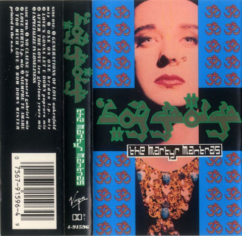 Boy George – The Martyr Mantras - Used Cassette Tape Virgin 1990 USA - Electronic