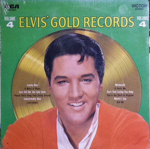 Elvis Presley ‎– Elvis' Gold Records (1968) - Volume 4 - VG+ 1970's Stereo USA Press - Rock