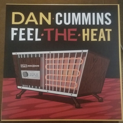 Dan Cummins ‎– Feel The Heat - New EP Record 2020 Romanus USA Clear w/Yellow, red, and black Splatter Vinyl - Comedy / Spoken Word